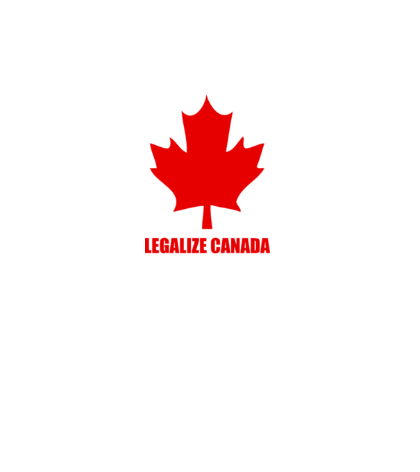Legalize Canada model gri pe tricou