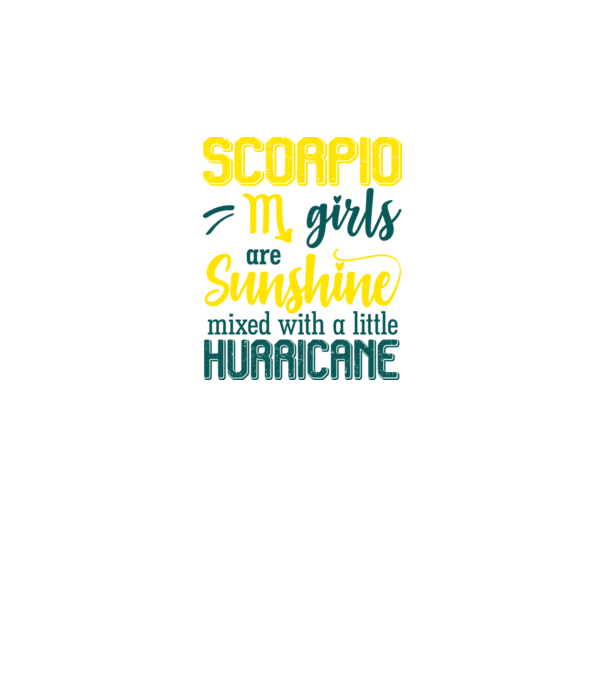 Sunshine with Hurricane SCORPIO model negru pe tricou