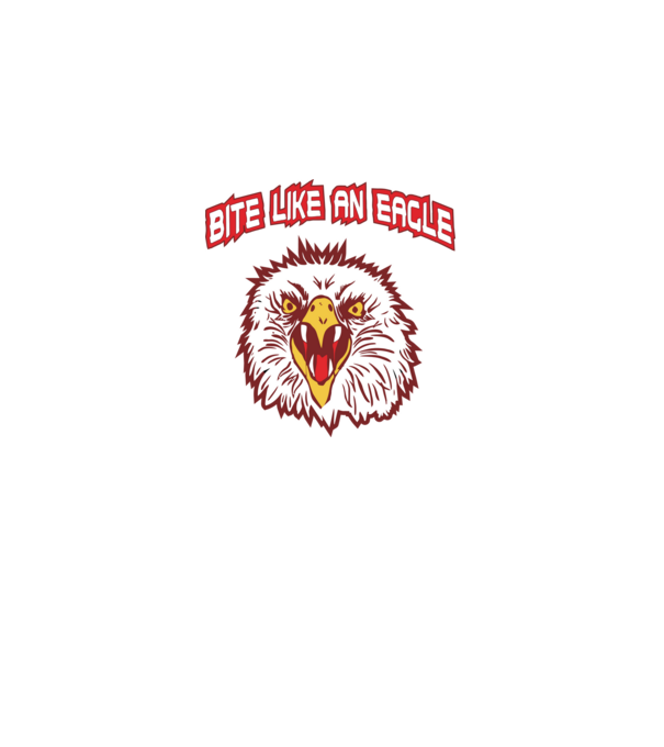 bite like an eagle cobra kai model negru pe tricou