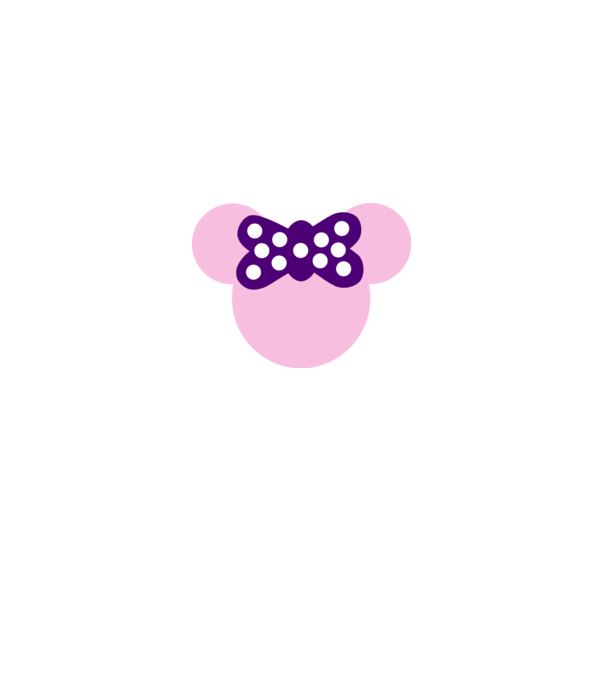 Minnie model alb pe tricou