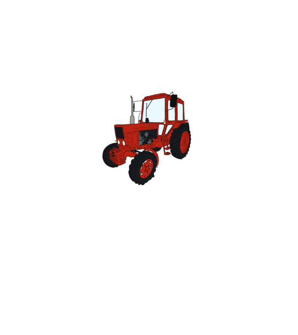 TRACTOR model gri pe tricou