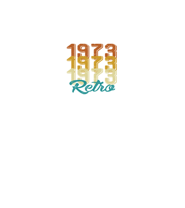 1973 retro model alb pe tricou