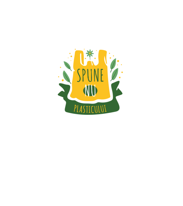 spune nu plasticului model gri pe tricou