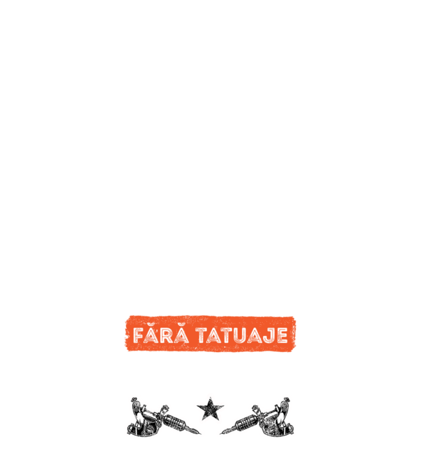 imaginează-ți viața fără tatuaje, acum revino-ți în fire și nu mai încerca! model albastru închis pe tricou
