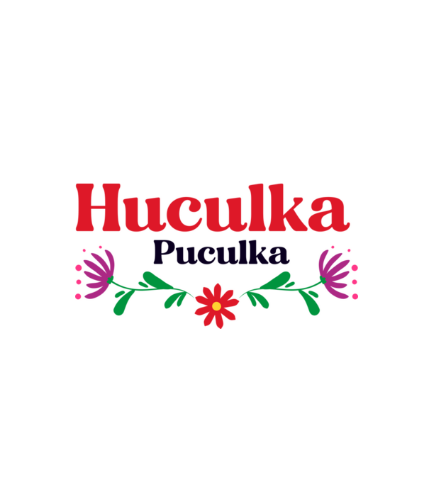 Huculka Puculka model alb pe tricou