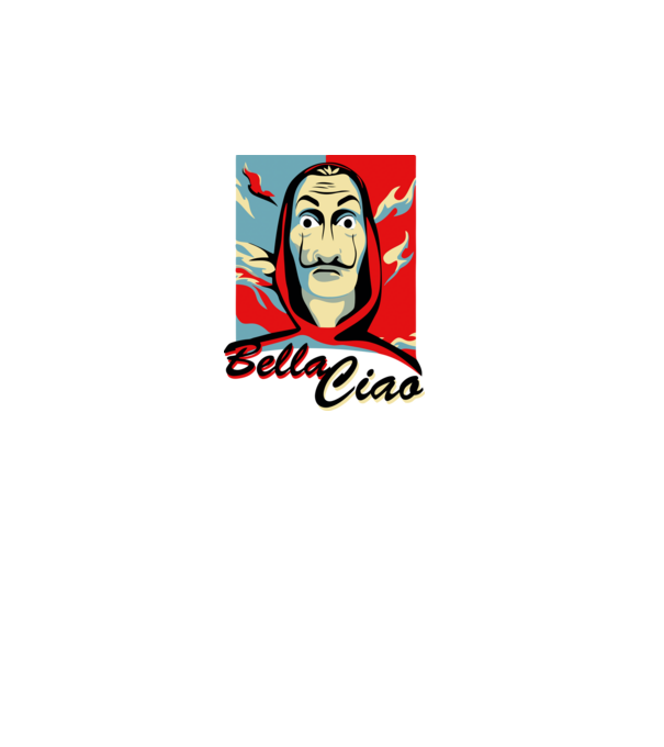 obey bella ciao model alb pe tricou