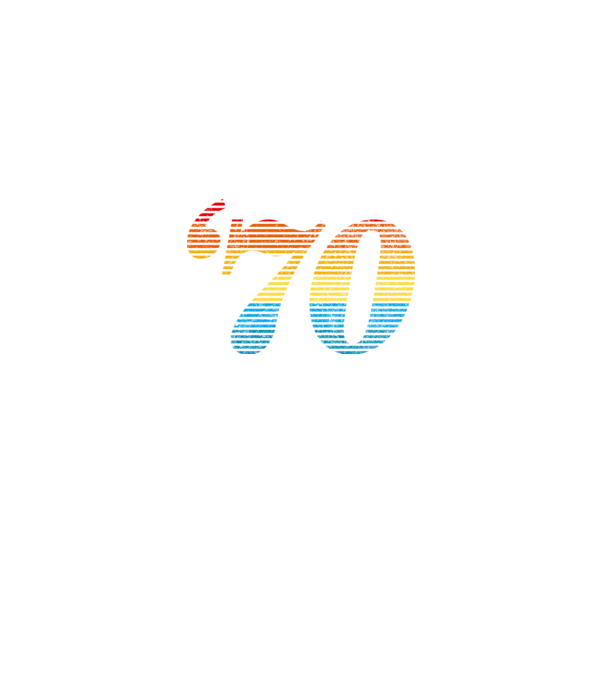Retro Birthday 1970 model negru pe tricou