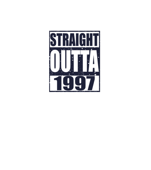 Straight Outta - 1997 model gri pe tricou