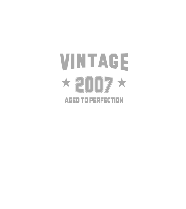 Vintage - 2007 model roșu pe tricou