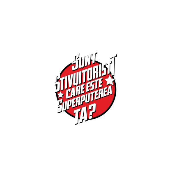 sunt stivuitorist, care este superputerea ta? model negru pe tricou