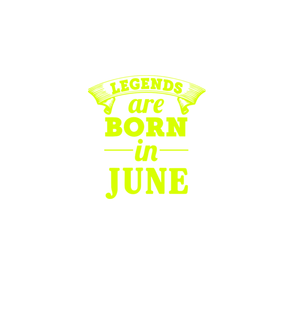 Legends are born in June model gri închis pe tricou
