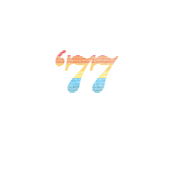 Retro Birthday 1977 model negru pe tricou