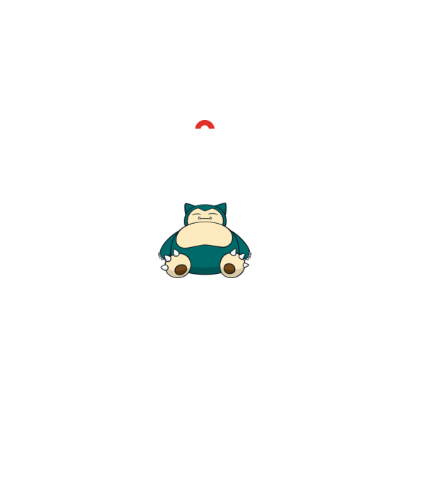 Keep Calm Snorlax model negru pe tricou