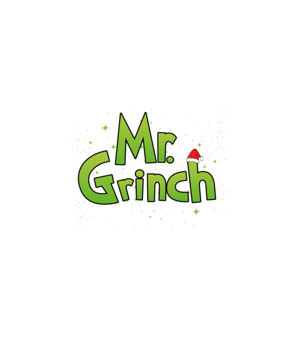 Grinch Family Mr Grinch model negru pe tricou