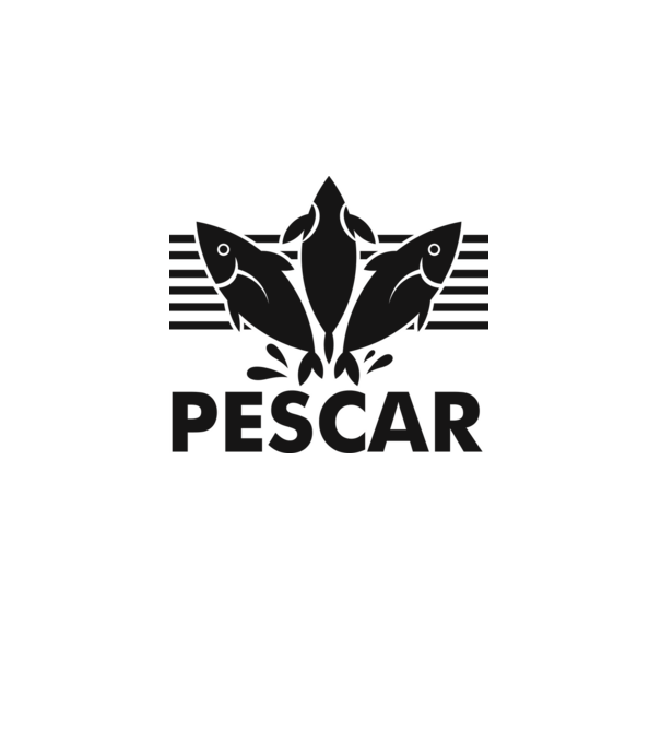 Pescar original model alb pe tricou