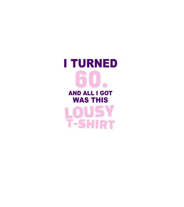 Lousy T-shirt 60 model albastru regal pe tricou