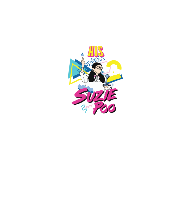 Stranger couple 80s retro Suzie model alb pe tricou