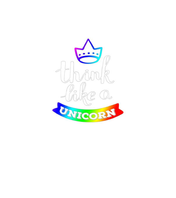I think like a UNICORN model verde neon pe tricou