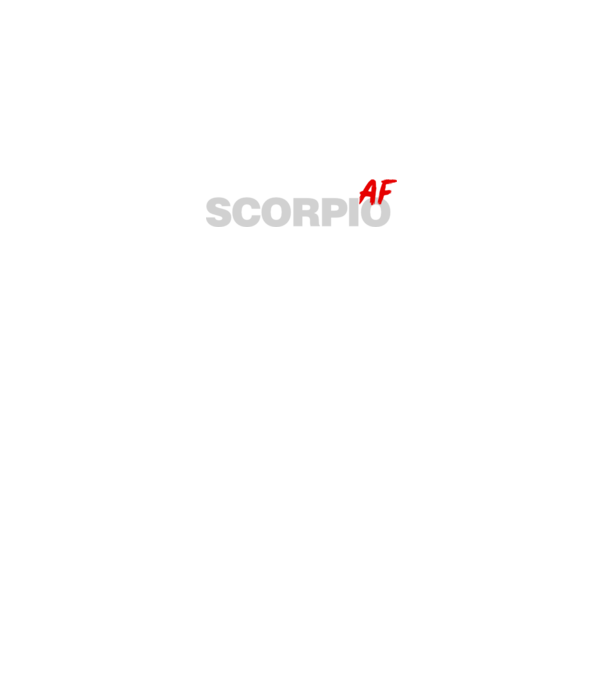 SCORPIO as fuck model gri pe tricou