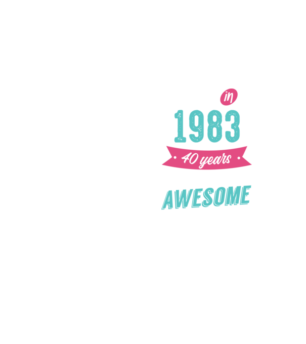 Made in 1983 model galben neon pe tricou