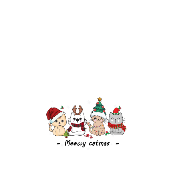 Meowy catmas 2 model nisipiu pe tricou