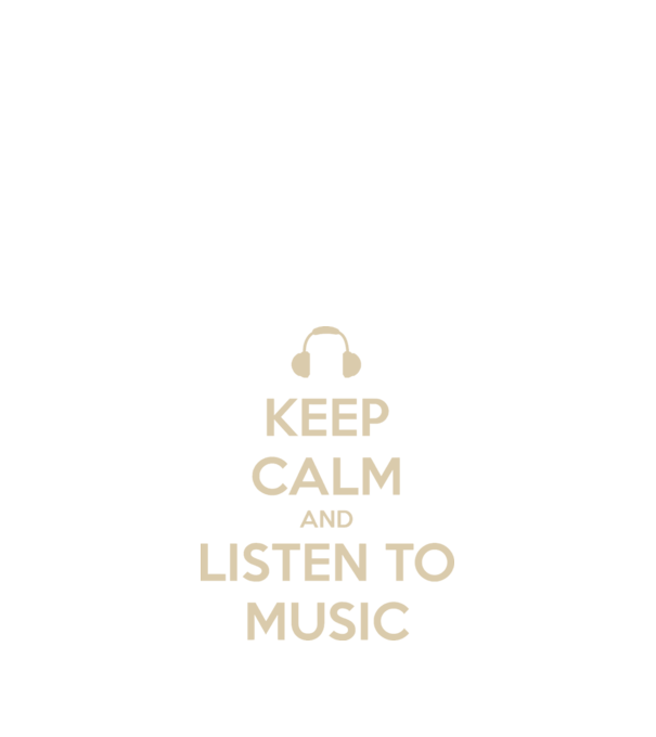 keep calm and listen to music model negru pe tricou