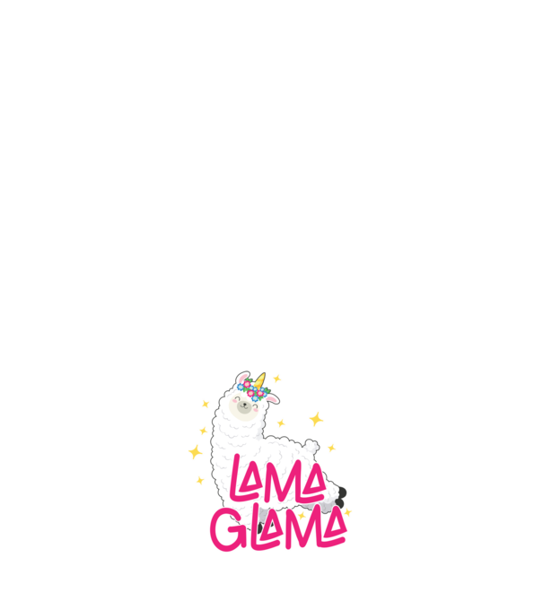 Lama glama model albastru închis pe tricou