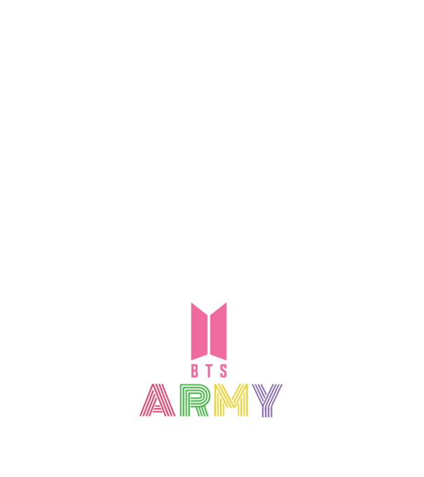 BTS ARMY model albastru închis pe tricou
