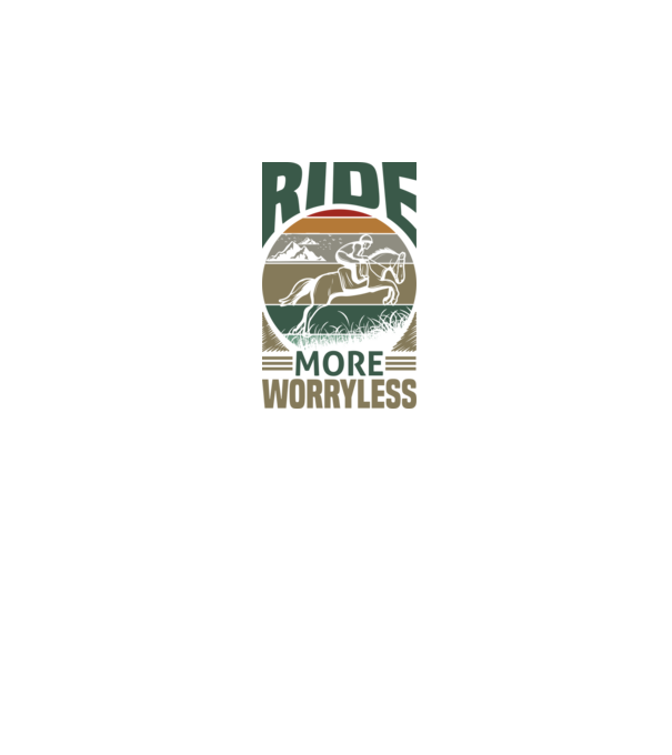 ride more model negru pe tricou