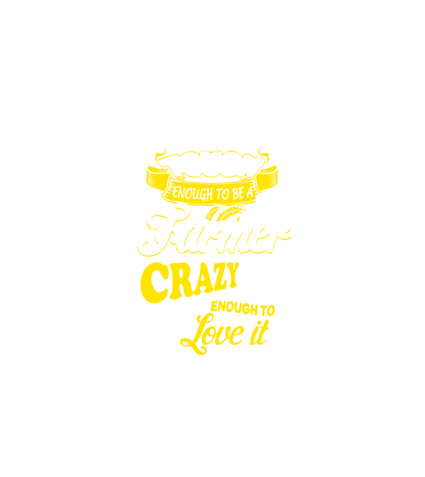 Tough enough to be a farmer Traktoros model negru pe tricou