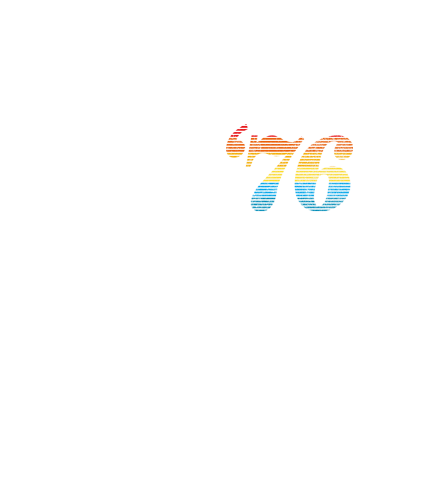 Retro Birthday 1976 model galben neon pe tricou