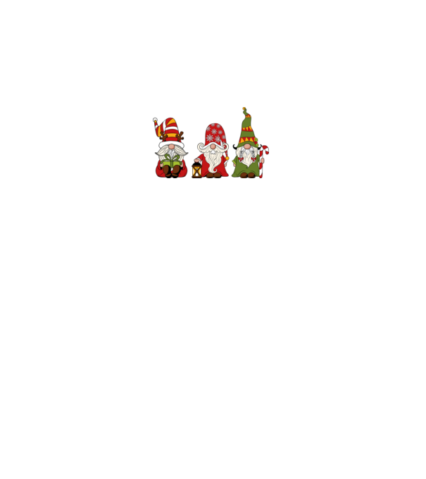Xmas gnomes 2 model negru pe tricou