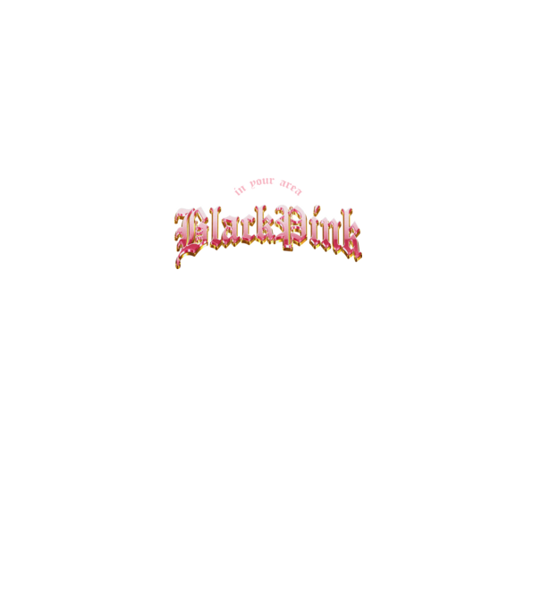 BLACPINK in your area model negru pe tricou