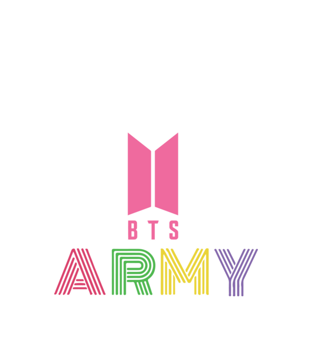 BTS ARMY model negru pe tricou