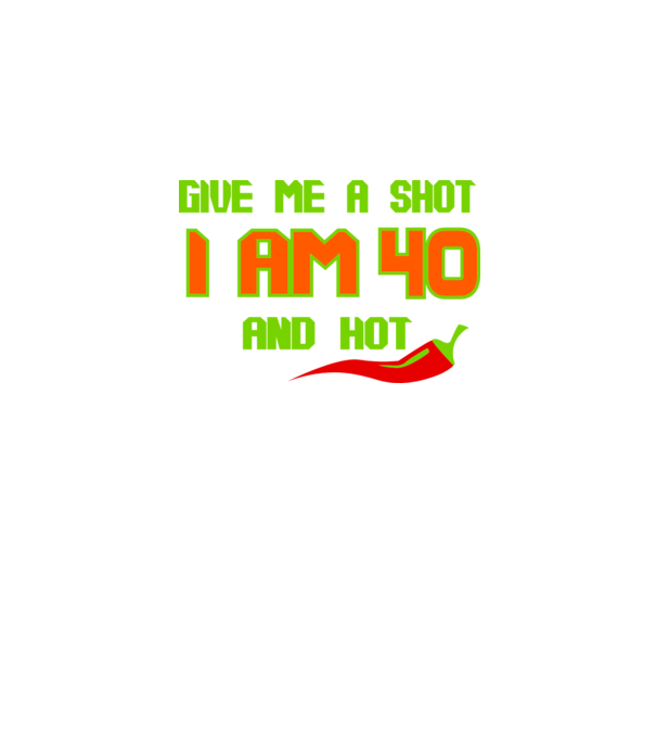 Give me a shot - 40 model gri pe tricou