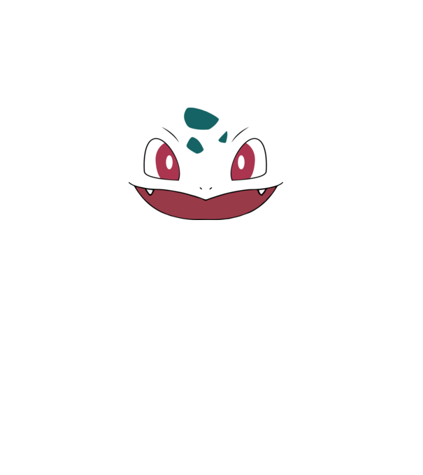 Bulbasaur model albastru deschis pe tricou
