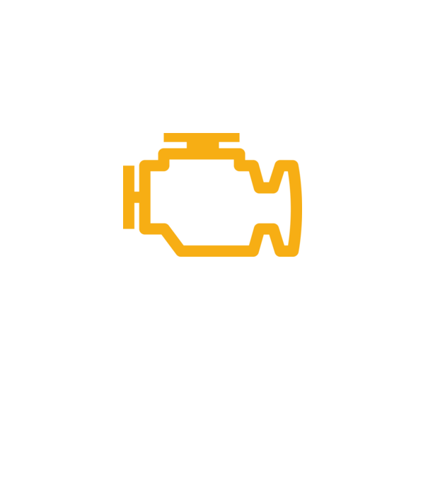 check engine model negru pe tricou