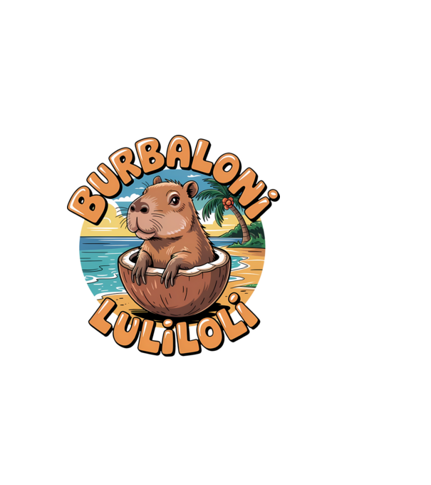 Burbaloni Luliloli model negru pe tricou