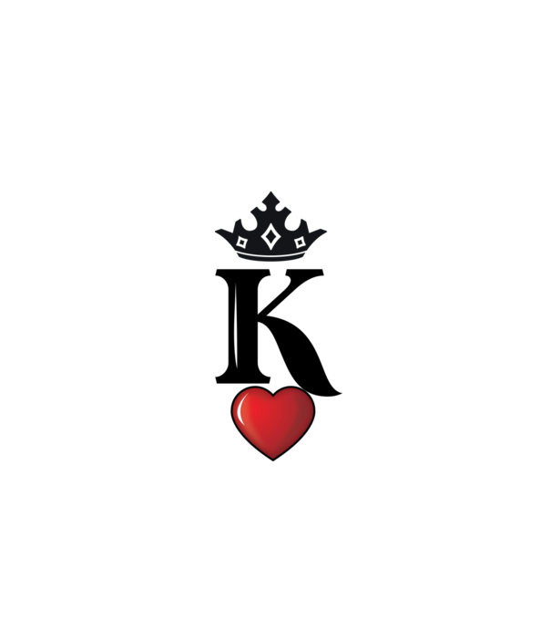 Cuplu HeartKing model alb pe tricou