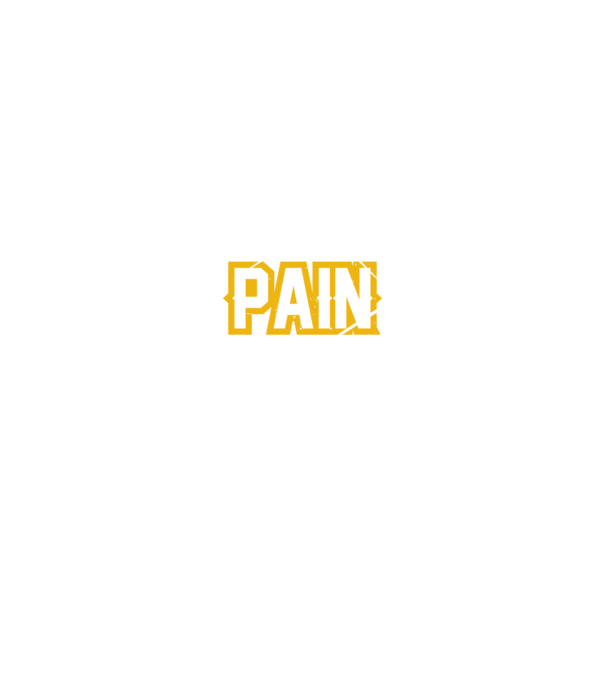 No Pain No Gain model negru pe tricou