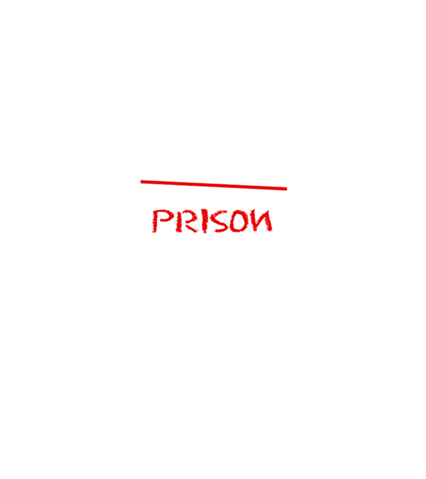 Back to prison - școală model negru pe tricou