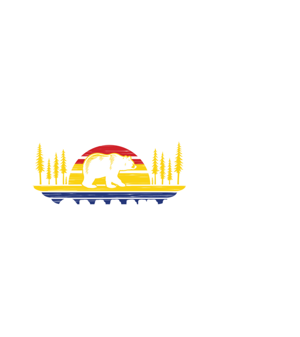 Land of Bears model negru pe tricou