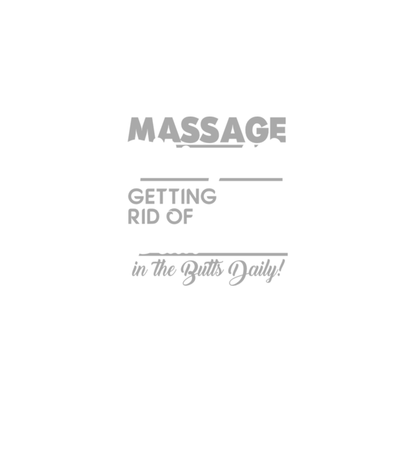 Massage pain model negru pe tricou
