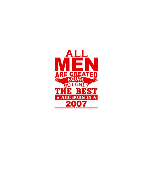 All men are created - 2007 model gri pe tricou