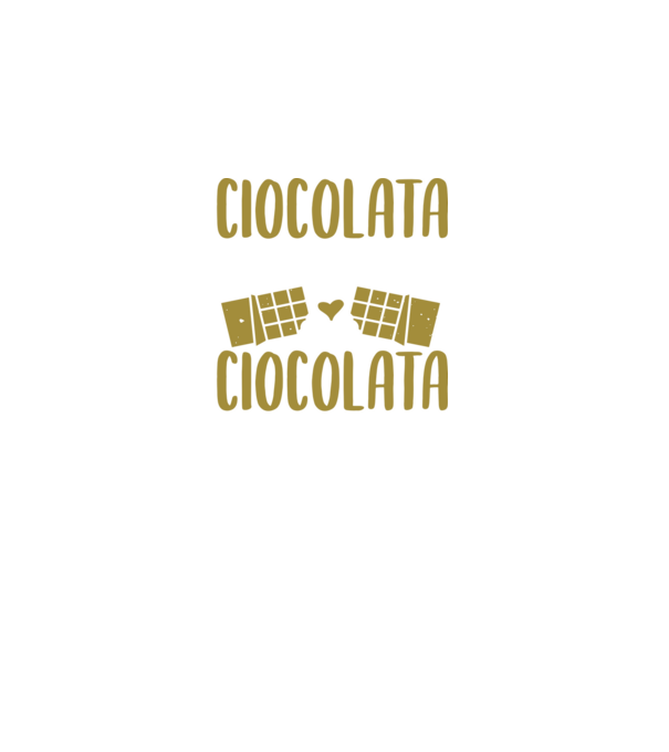 ciocolata nu pune întrebări, ciocolata înțelege model negru pe tricou