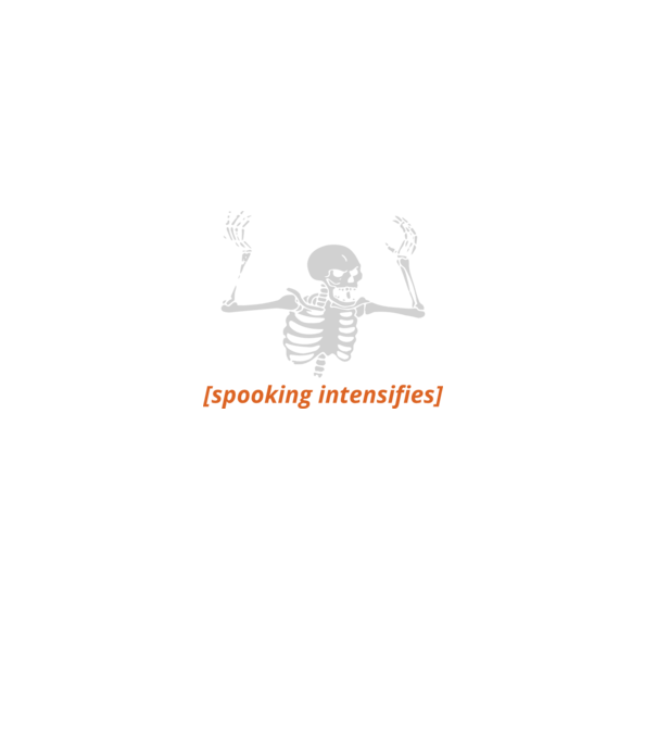 Spooking intensifies model negru pe tricou