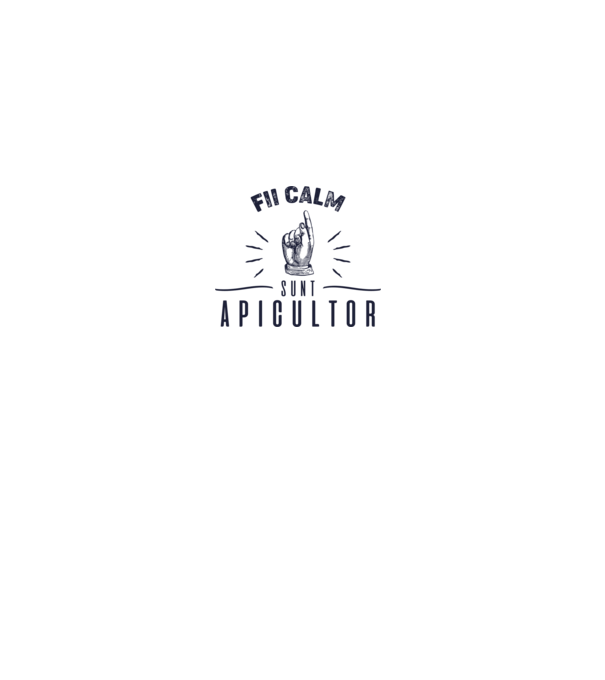 Fii calm.... sunt apicultor model gri pe tricou