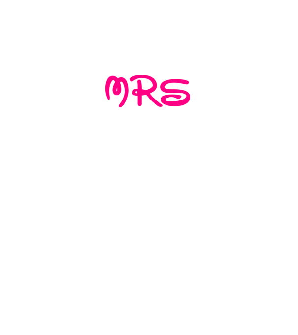 Mrs model alb pe tricou