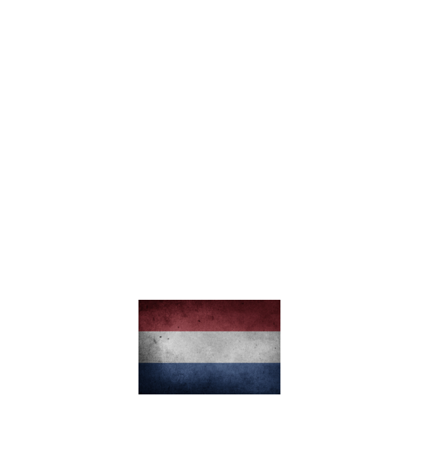 NETHERLANDS model albastru închis pe tricou