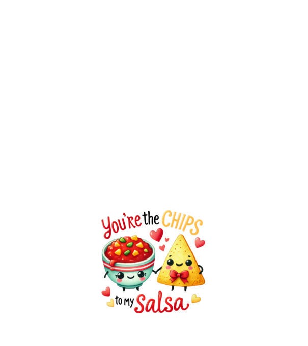 Chips to my Salsa model roz deschis pe tricou